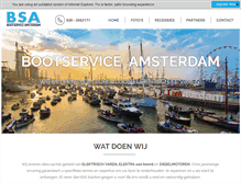 Tablet Screenshot of bootserviceamsterdam.nl